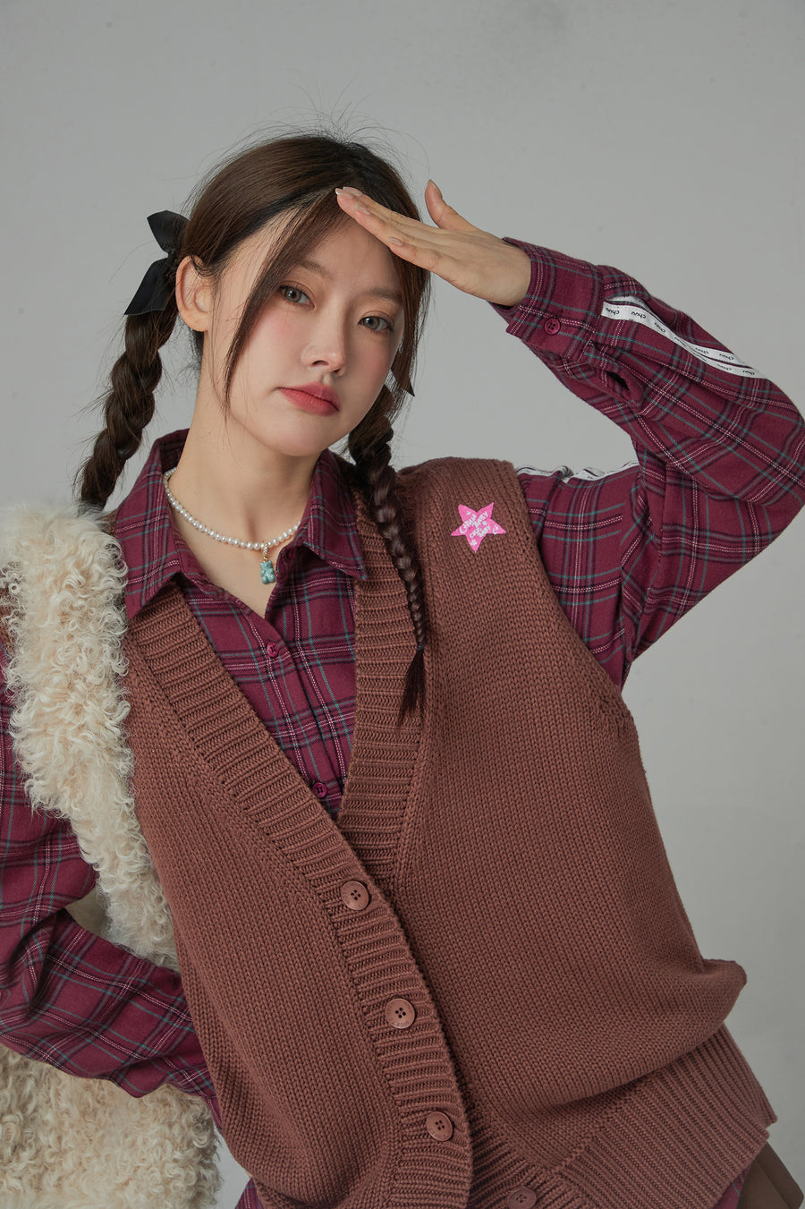 CHUU Anymore Overfit Button Vest