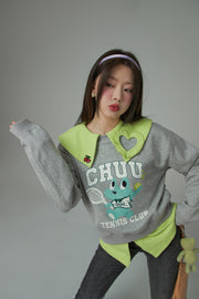 Tennis Frog Loose Fit Sweatshirt