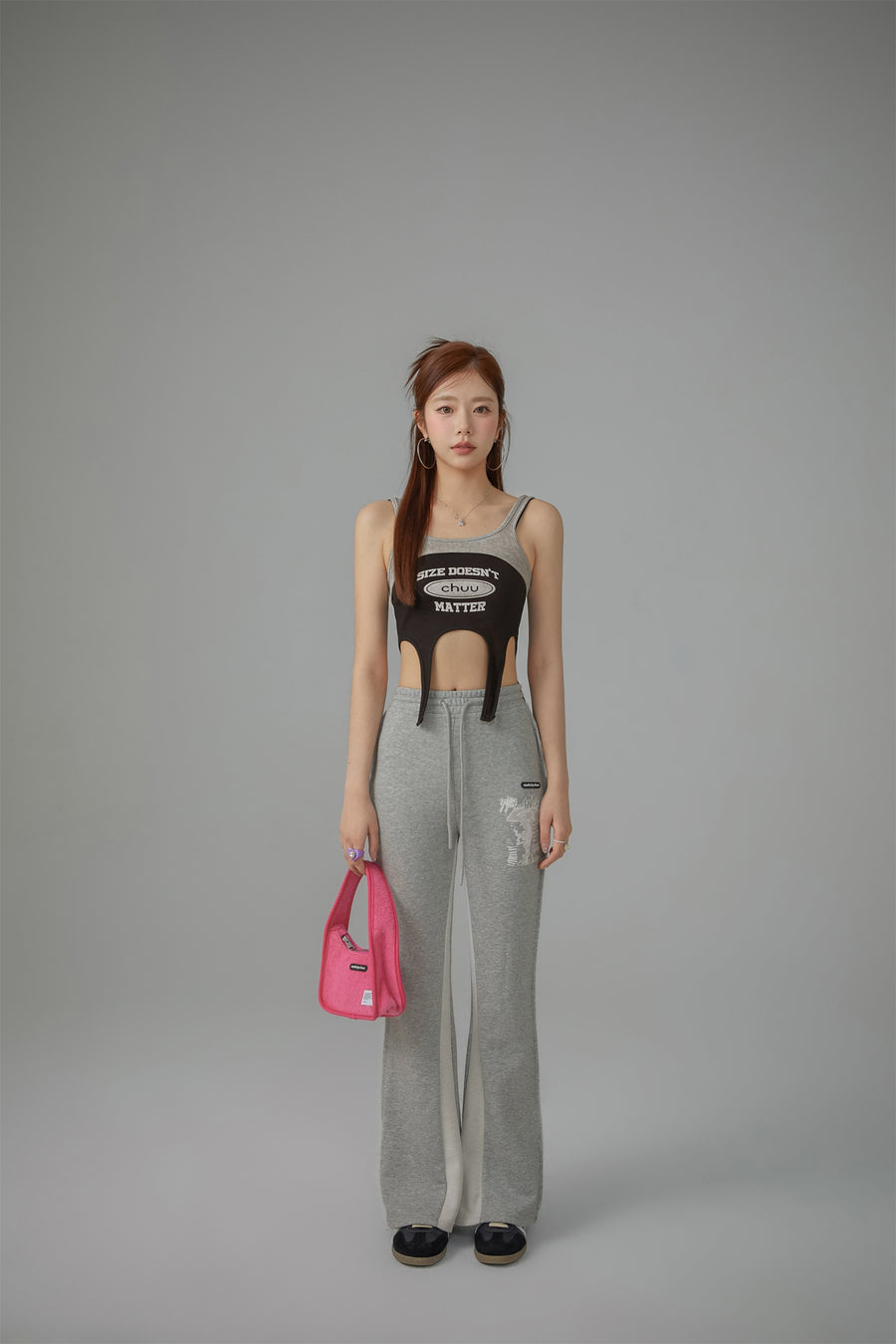 CHUU Size Doesnt Matter Sleeveless Crop Top