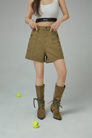 Jungle Raider Khaki Wide Shorts