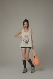 Colored Circus Fasntasia Sleeveless T-Shirt