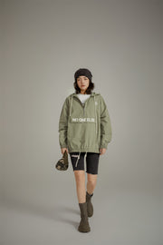 Loose Fit Hooded Anorak Jacket