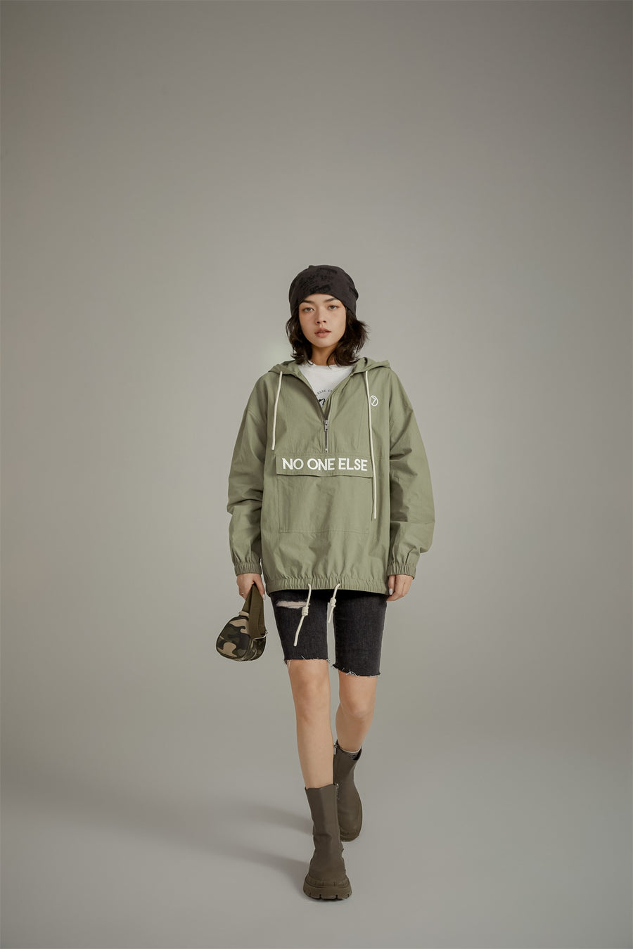 CHUU Loose Fit Hooded Anorak Jacket