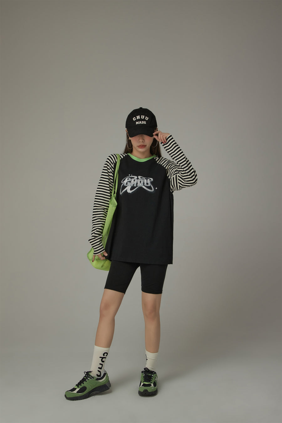 CHUU Contrast Raglan T-Shirt