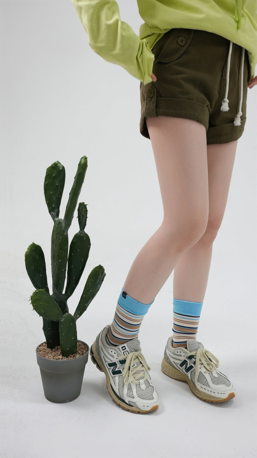 CHUU Color Stripe Socks