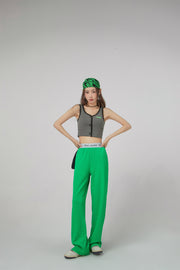 Magazine Print Jogger Pants