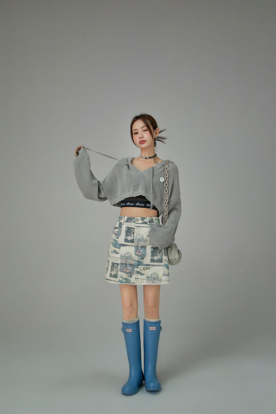 CHUU Vintage Chu Mini Skirt