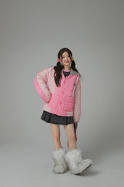 Chuu Heart Quilted Jacket