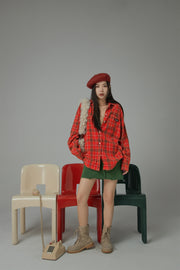 Vintage Check Loose Shirt