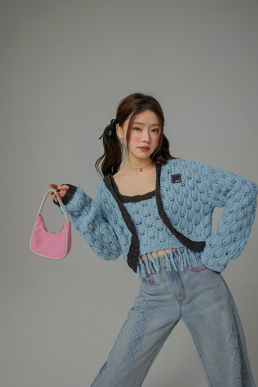 CHUU Positive Spark Knit Cardigan