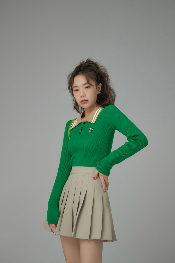 Go To Galleries Polo Knit Top