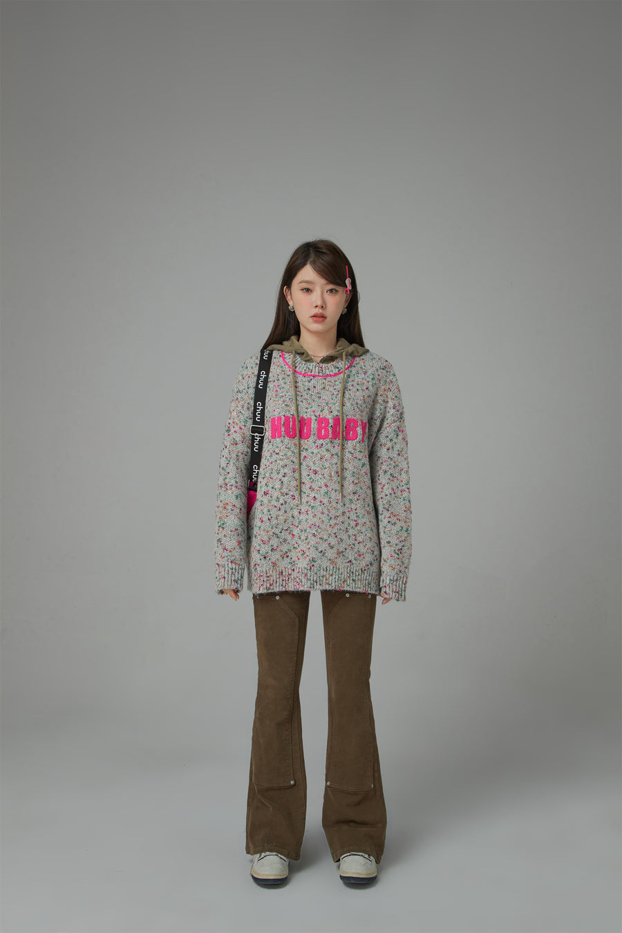 CHUU Sprinkles Everywhere Loose Fit Knit Sweater