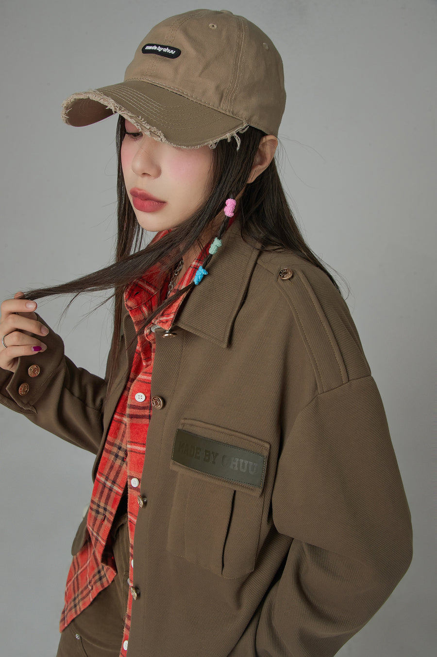 CHUU Like A Dream Cotton Shirt Jacket