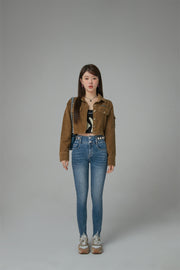 Heart Pocket Skinny Jeans