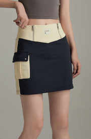 Sporty Side Pocket Mini Skirt