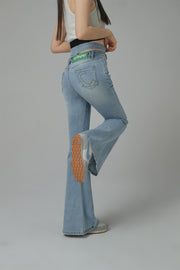 Just A Lullaby Fashion High-Waist Bootcut Jeans