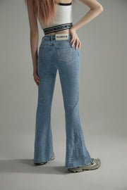 Slim Bootcut Denim Jeans