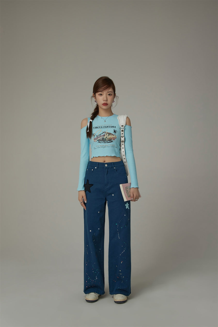 CHUU Star Wide Pants