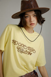 Noe Club Colored Loose Fit T-Shirt