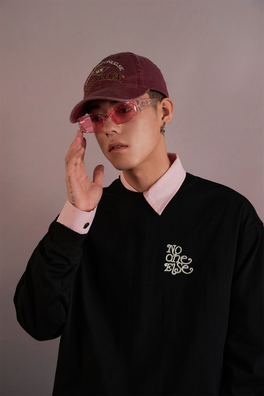 CHUU Noe Logo Long Sleeve T-Shirt