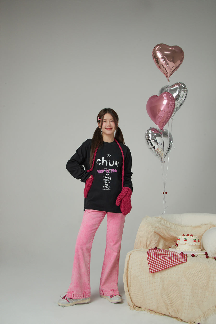 CHUU Colorful Muse Casual Loose Fit T-Shirt