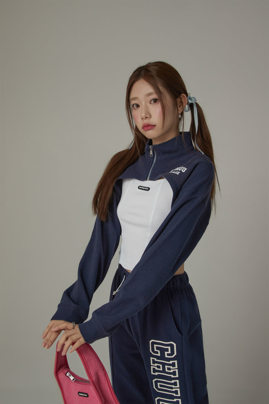 CHUU Bolero Sweatshirt Zip-Up