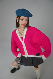 I Dream In Color V-Neck Knit Cardigan