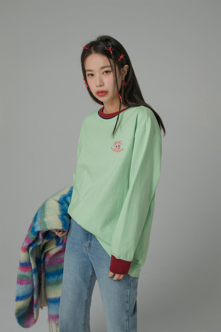 CHUU Retrograde Round Neck Sweater