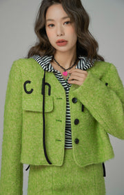 Sweet Chuu Girl Tweed Jacket