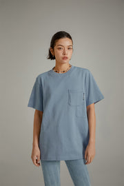 Front Pocket Oversized T-Shirt