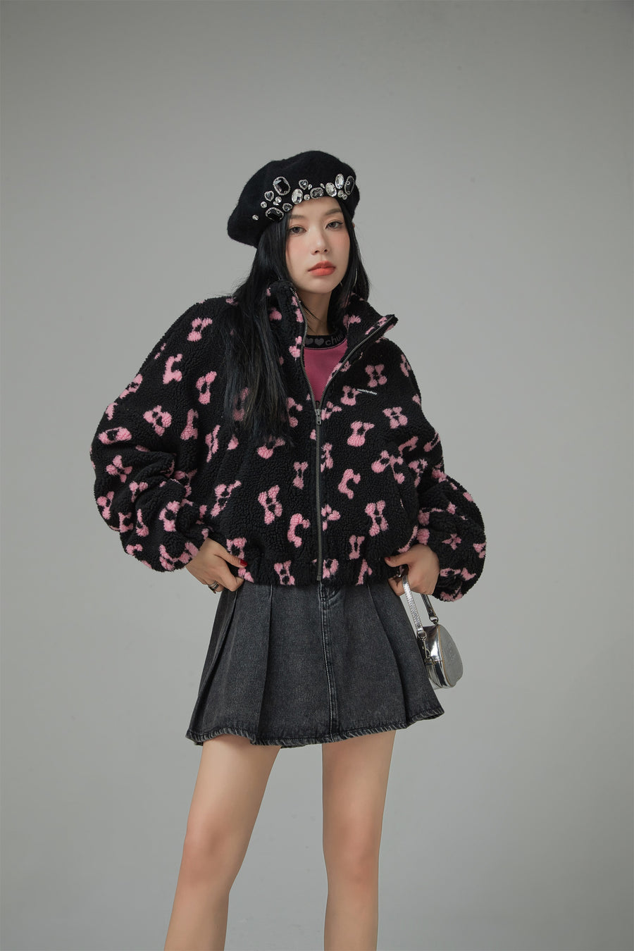 CHUU Chuu Softy Zip-Up Jacket