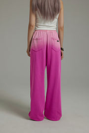 Vintage Gradient Wide Jogger Pants