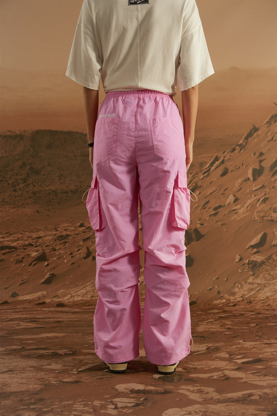 CHUU Cargo String Banding Pants