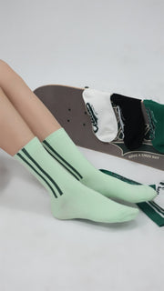 Colored Line Socks