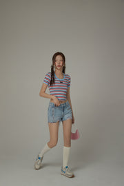 Color Stripe T-Shirt