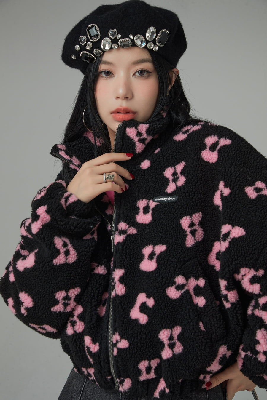 CHUU Chuu Softy Zip-Up Jacket