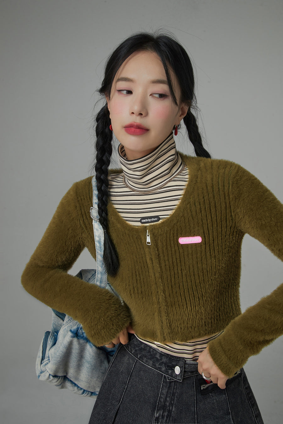 CHUU The Show Stopper Striped Polar T-Shirt