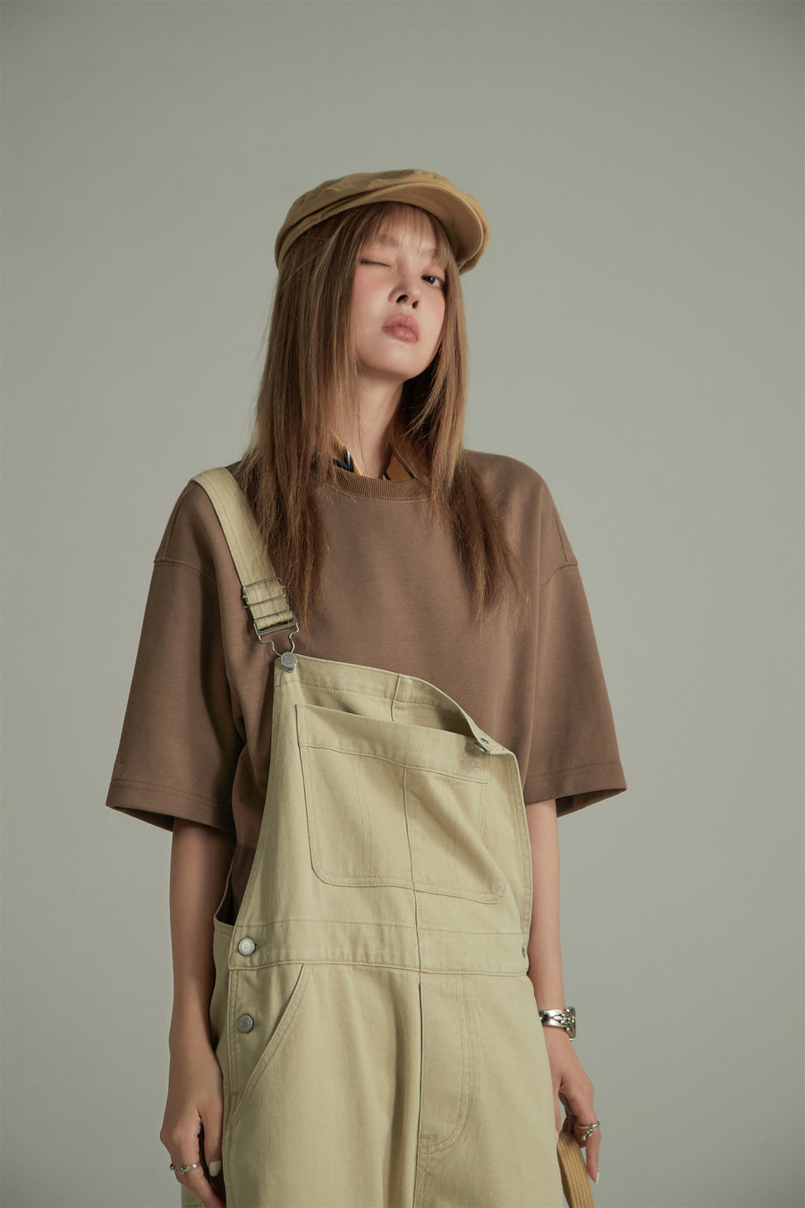 CHUU Solid Color Oversized Thick T-Shirt