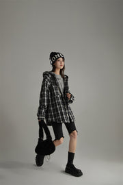 Classic Check Hoodie Shirt