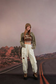 High Waist Jogger Casual Pants