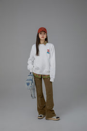 We Have Met Before Chuu Loose Fit Sweatshirt