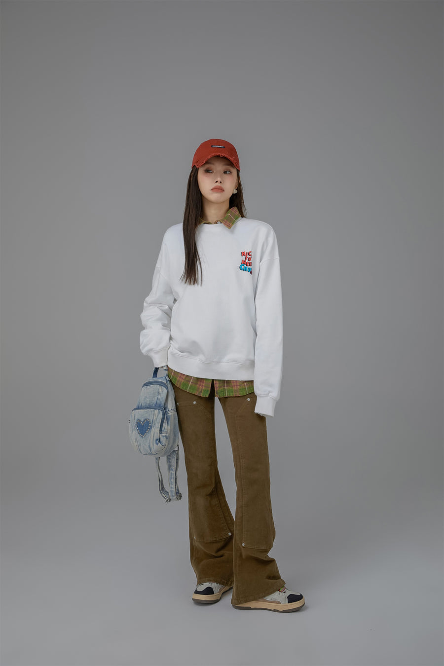 CHUU We Have Met Before Chuu Loose Fit Sweatshirt