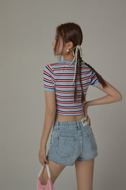 Color Stripe T-Shirt