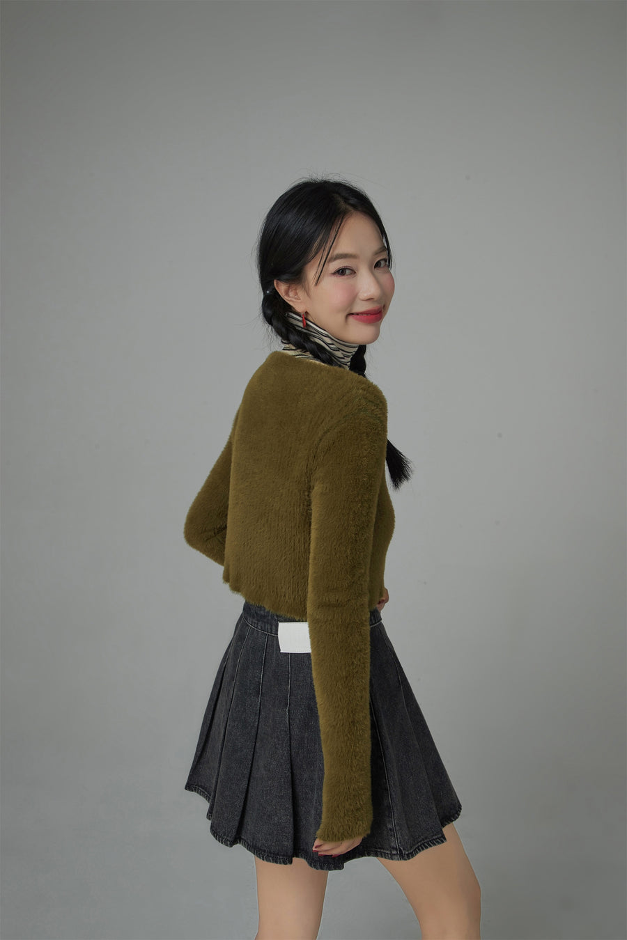 CHUU Serendipity Slim Cropped Cardigan