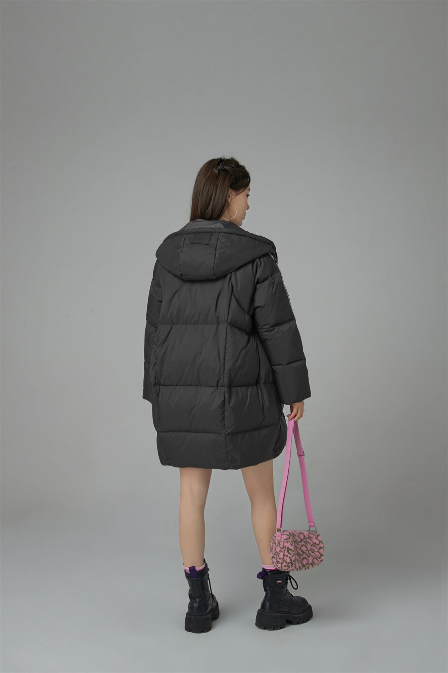 CHUU Duck Down Hooded Padded Coat