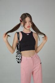 Sporty Princess Slim Crop Top