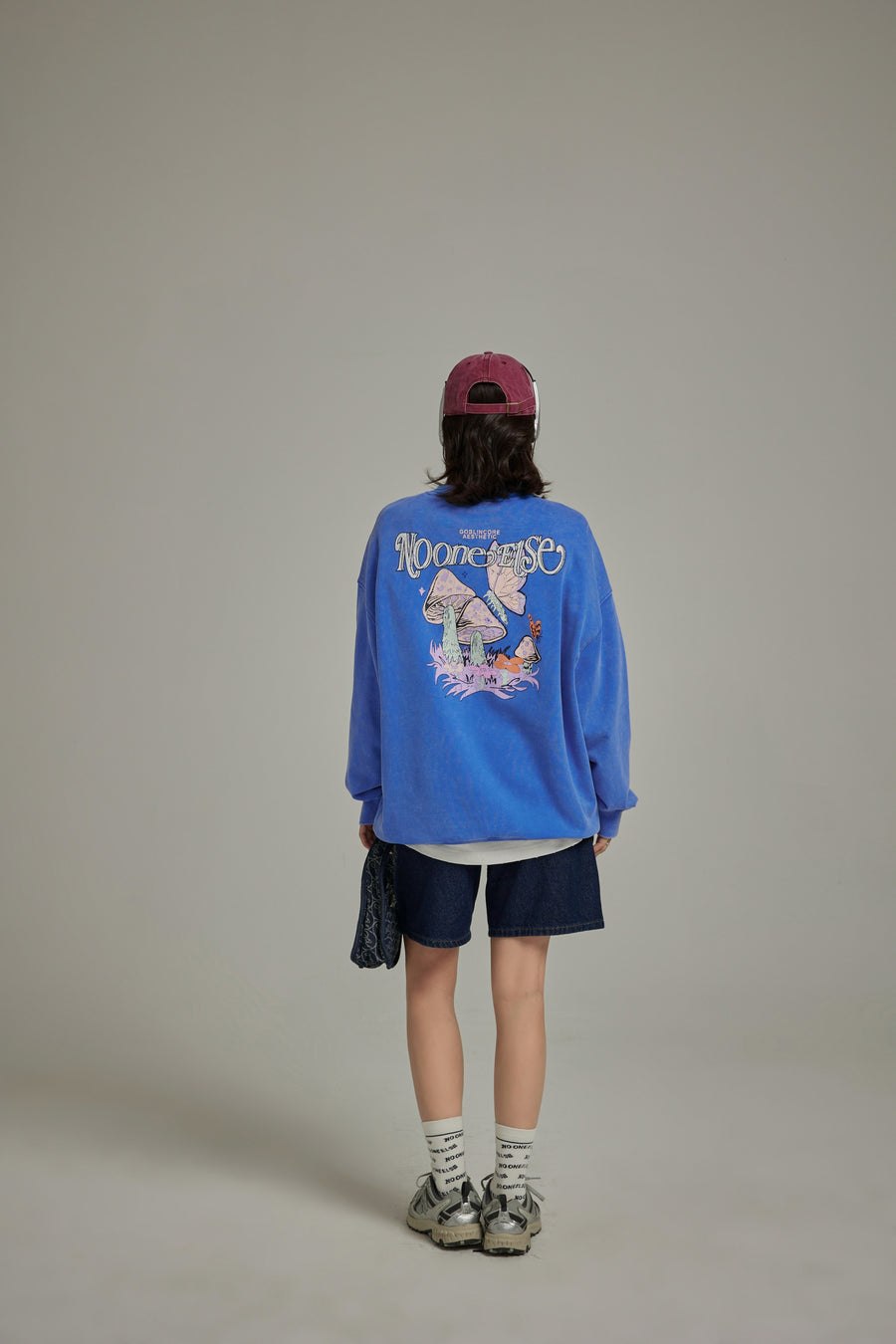 CHUU Look For The Mushrooms Sweatshirt