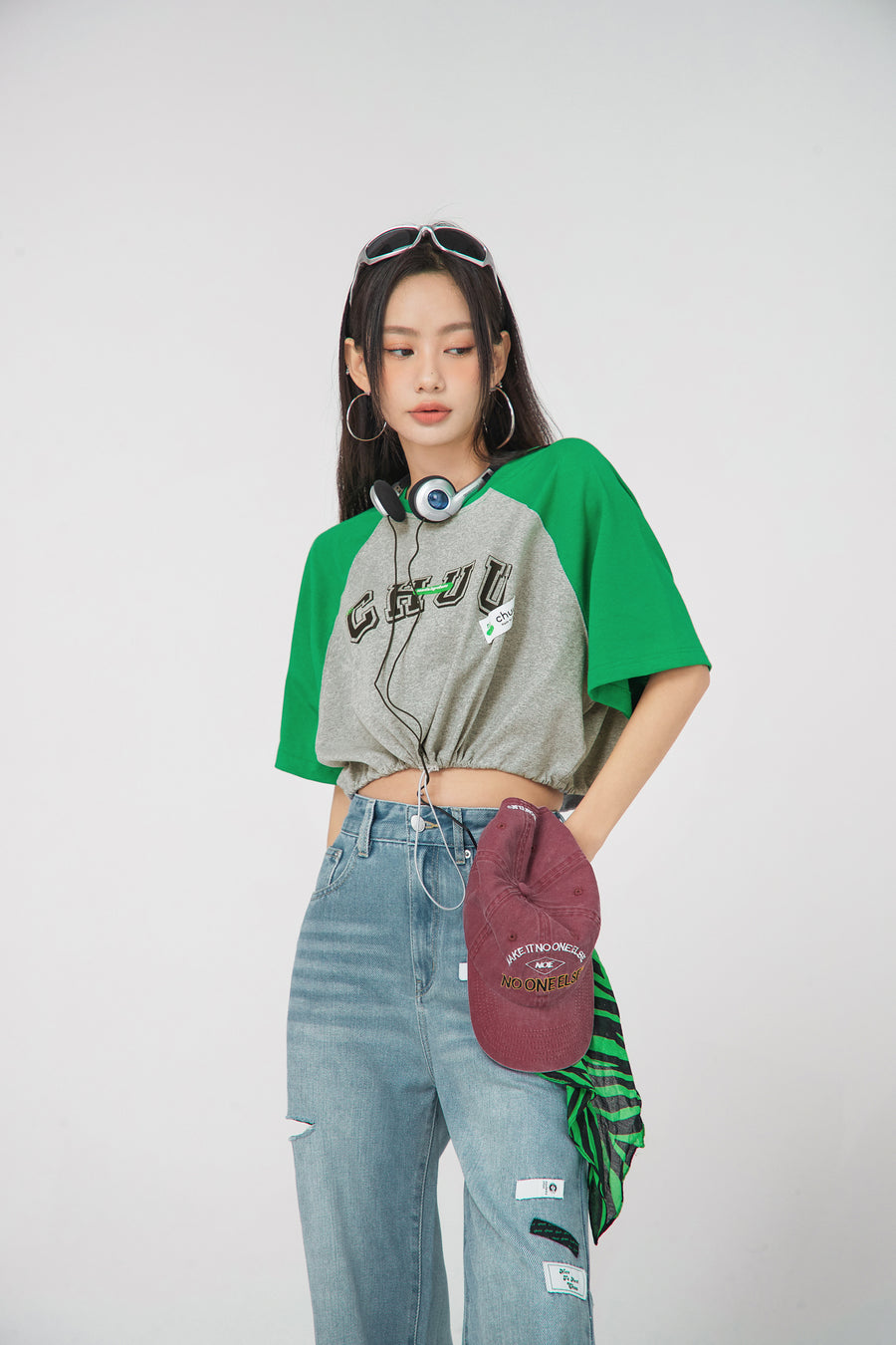 CHUU So Many Cool Possibilities Crop Top