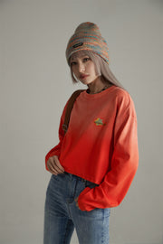 Noe Embroidered Loose-Fit Crop T-Shirt