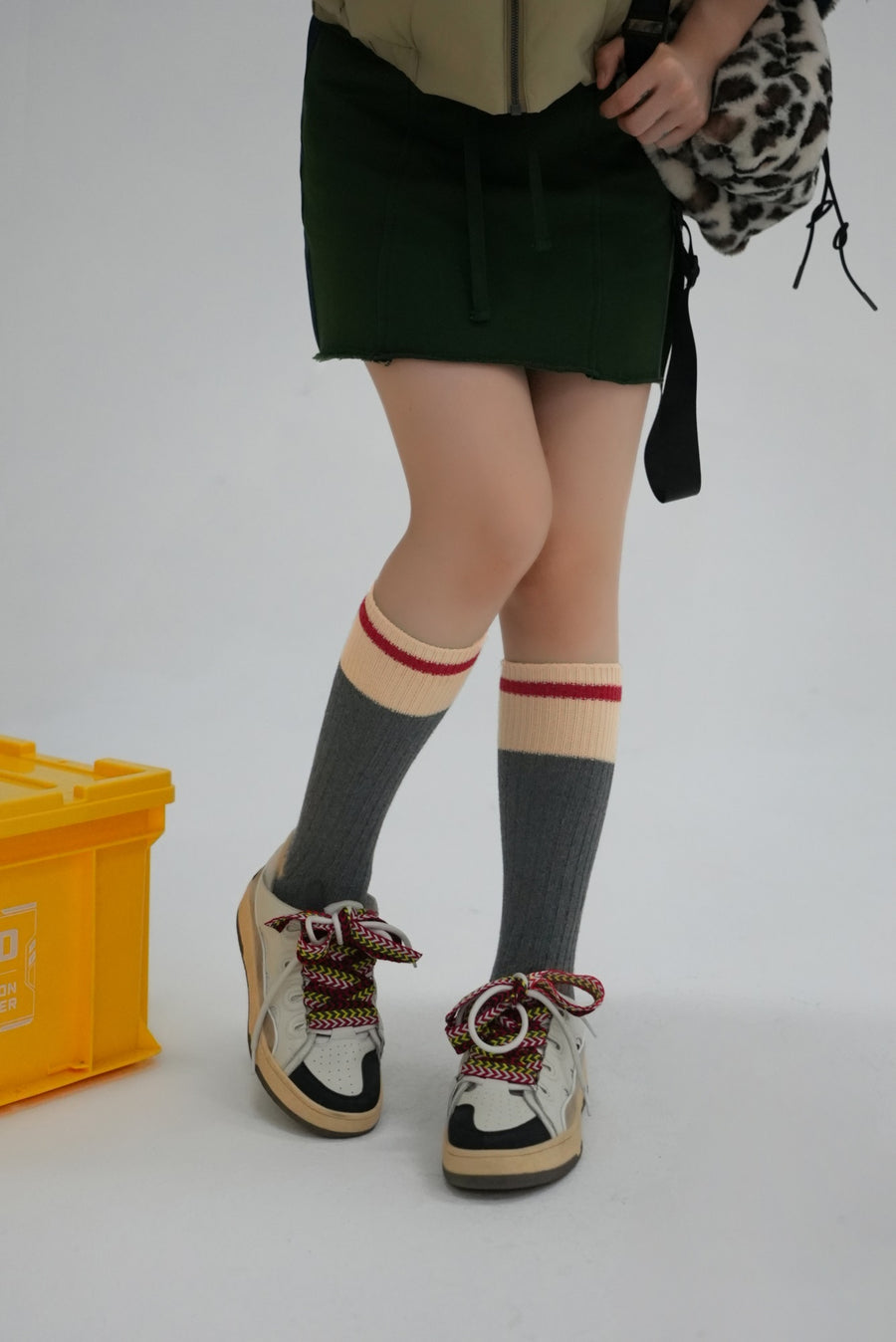 CHUU Color Matching Knit Socks